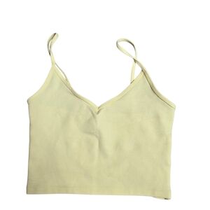 Sunday Best Yellow Cropped Cami